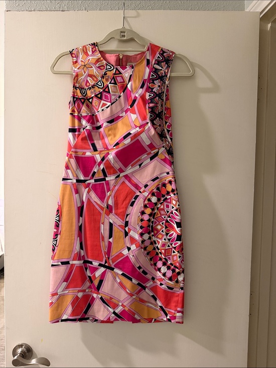 Emilio Pucci Dresses & Skirts - Emilio Pucci Printed Cotton Stretch Sheath Dress
